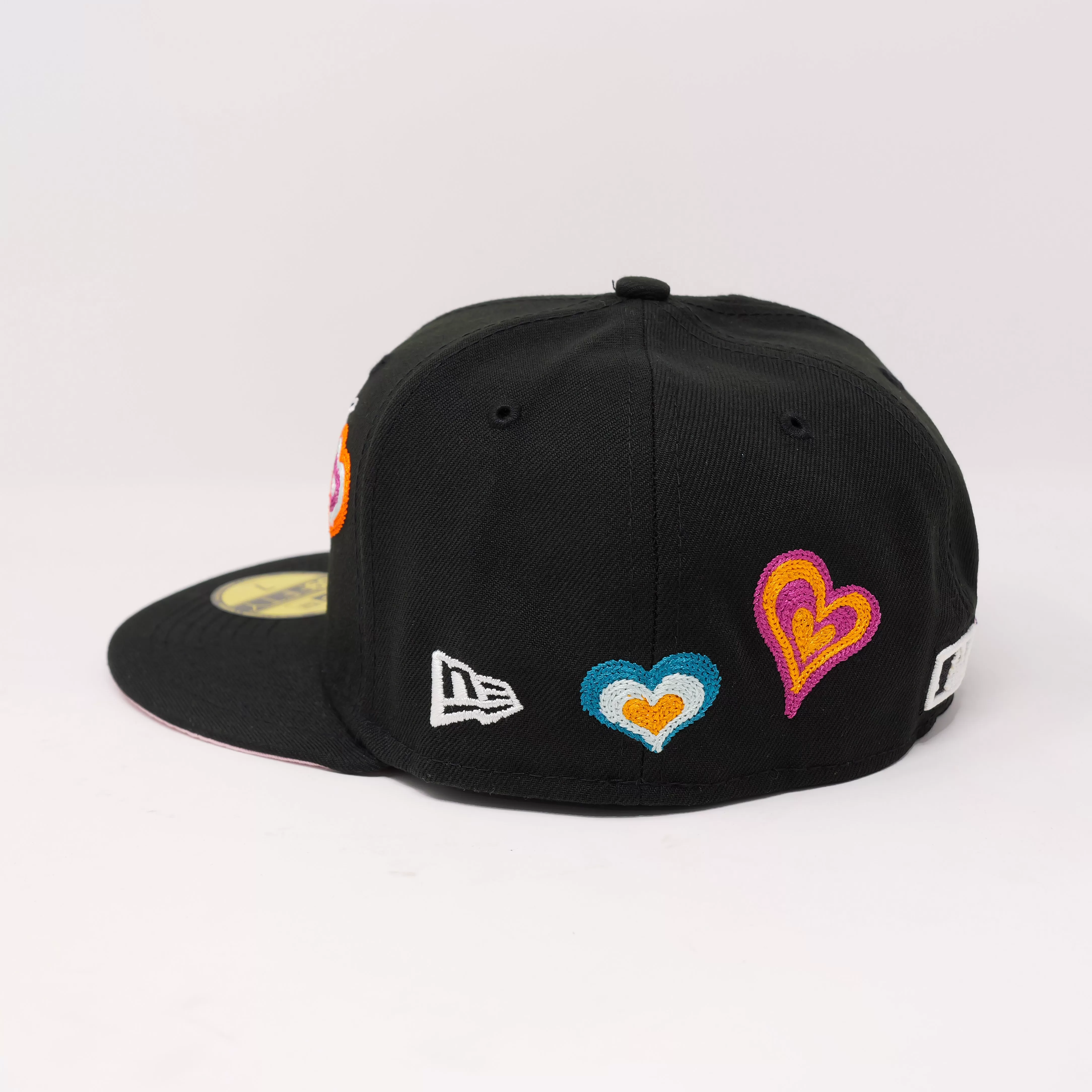 New Era 59Fifty MLB Chainstitch Heart Florida Marlins