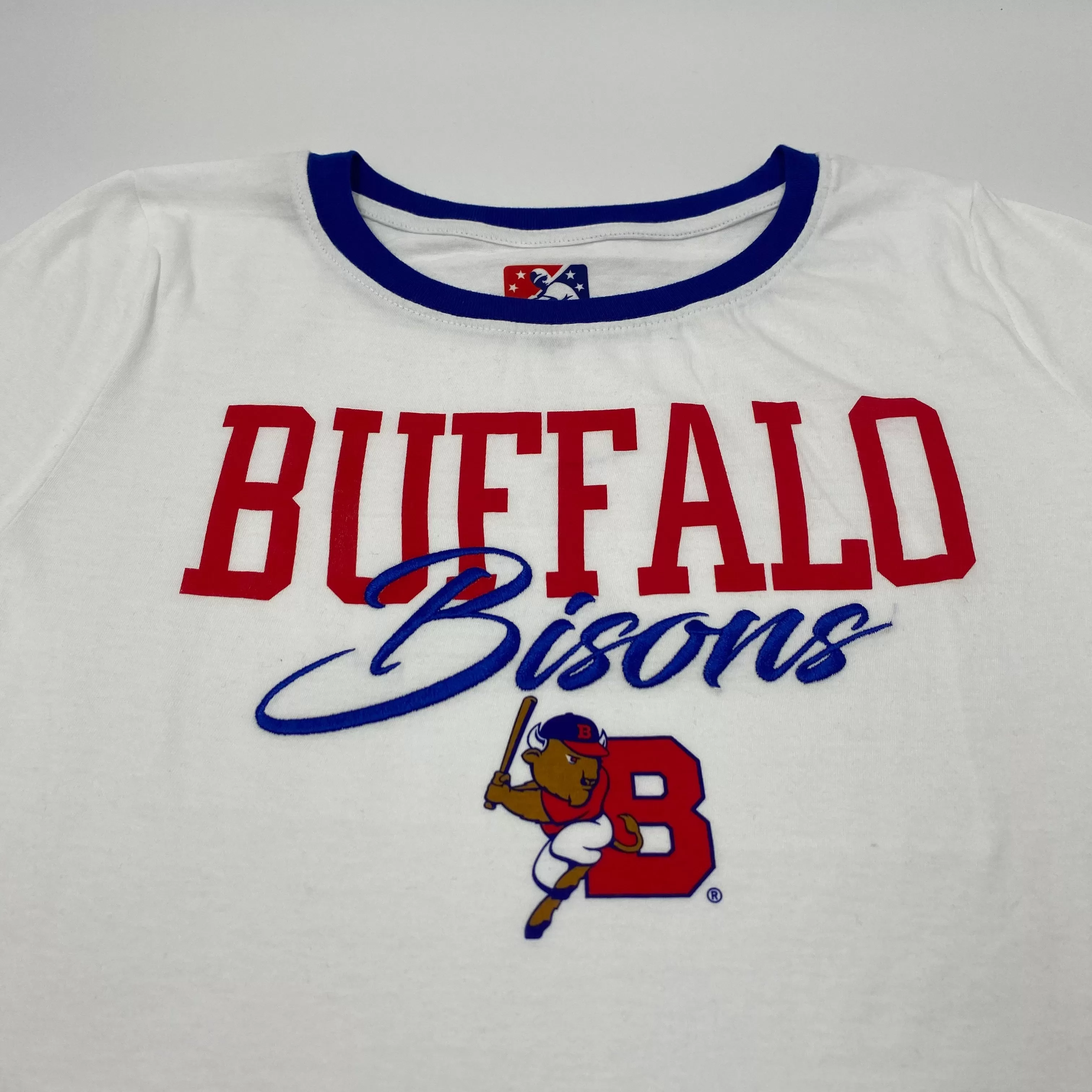 New Era Buffalo Bisons Women's White Short Sleeve Shirt