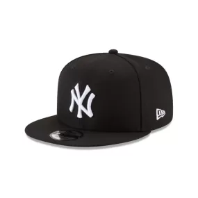 New Era New York Yankees Basic Black/White 9FIFTY Snapback Hat