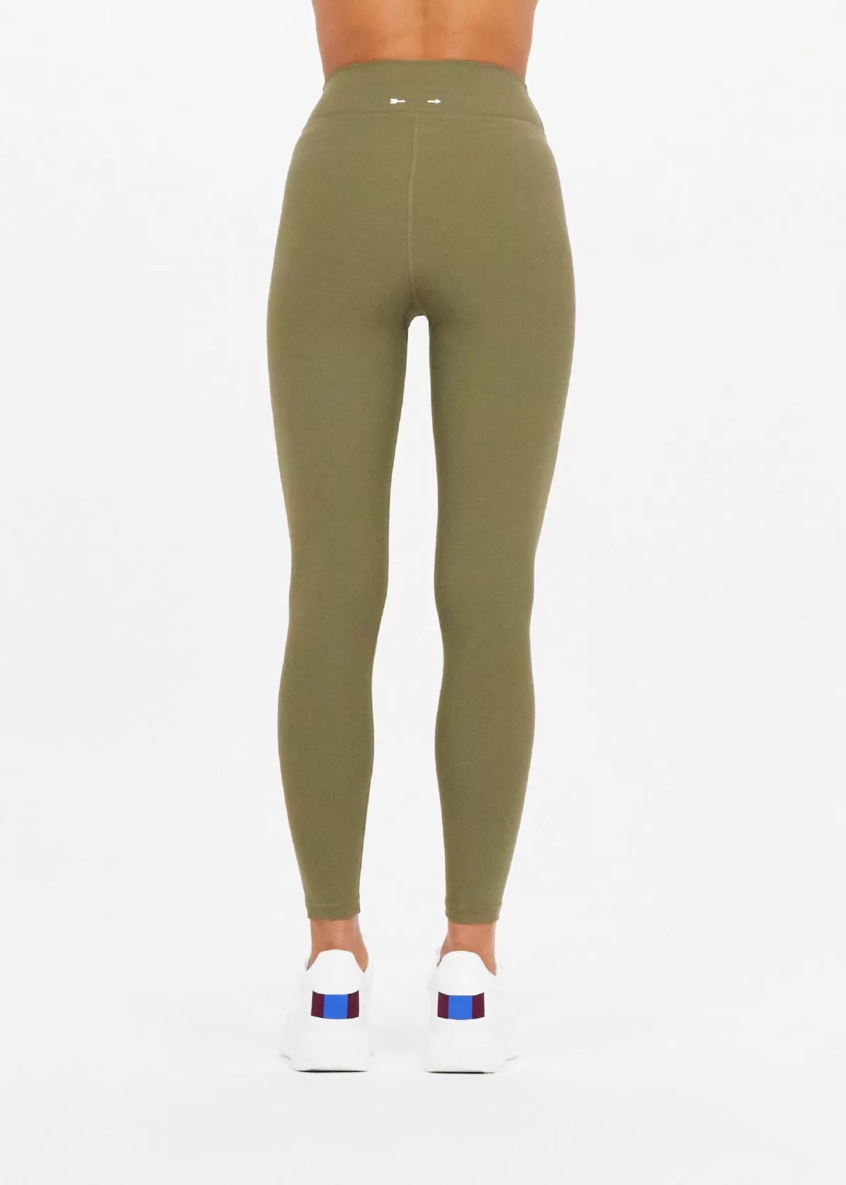 Peached 25IN Midi Pant Khaki