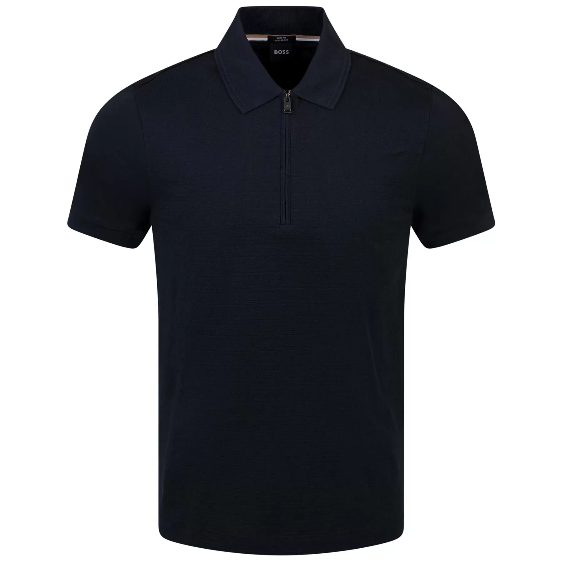 Polston 34 Cotton Jersey Slim Fit Polo Dark Blue - W23