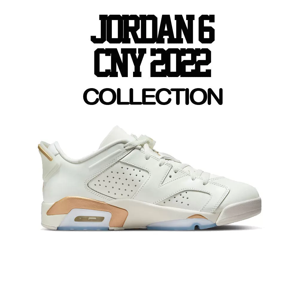 Retro 6 CNY Shirt - Fly Kicks - White