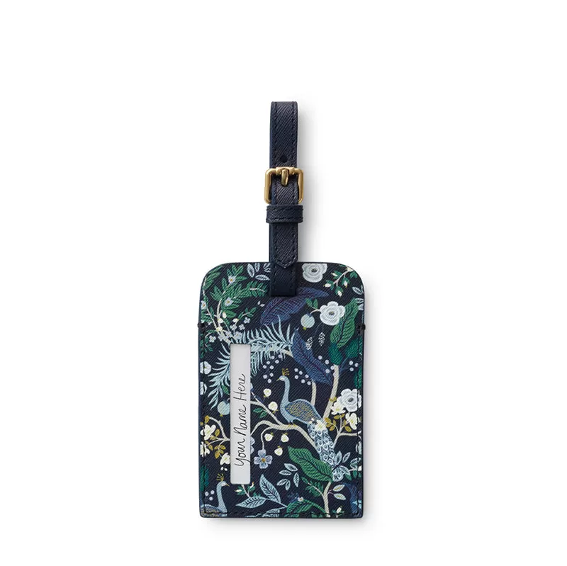 RIFLE PAPER CO. | Peacock Luggage Tag