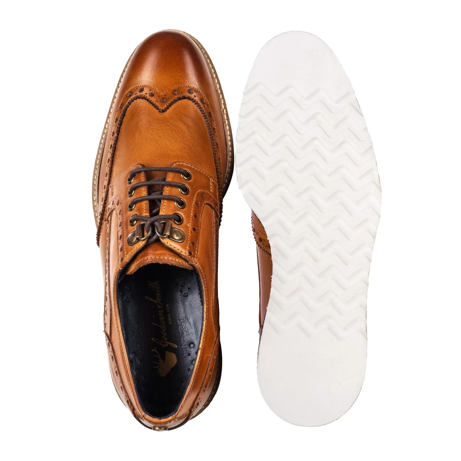 RIPLEY 2.0 TAN DERBY BROGUE