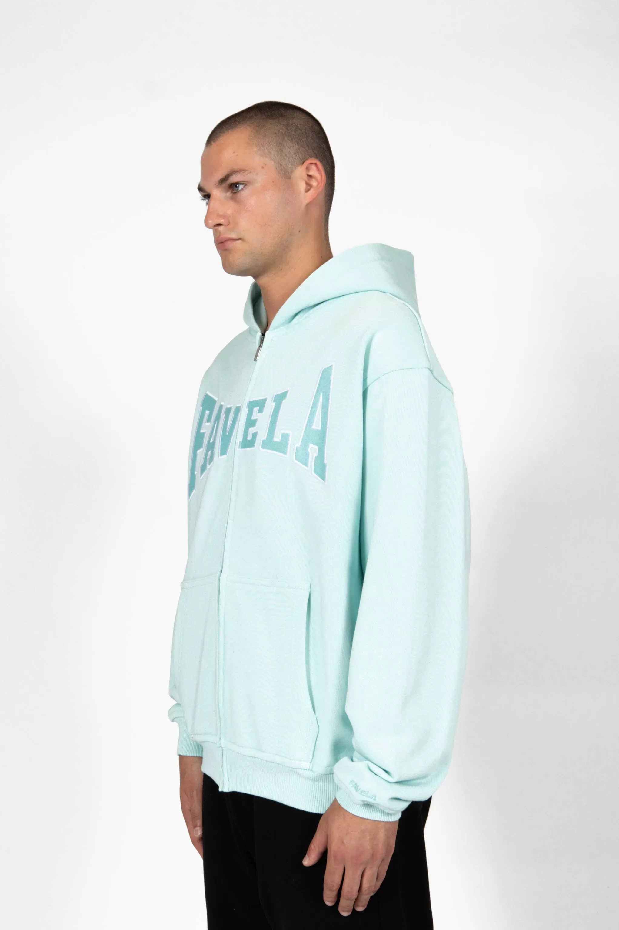 SCHOOL TURQUOISE FRONTZIP