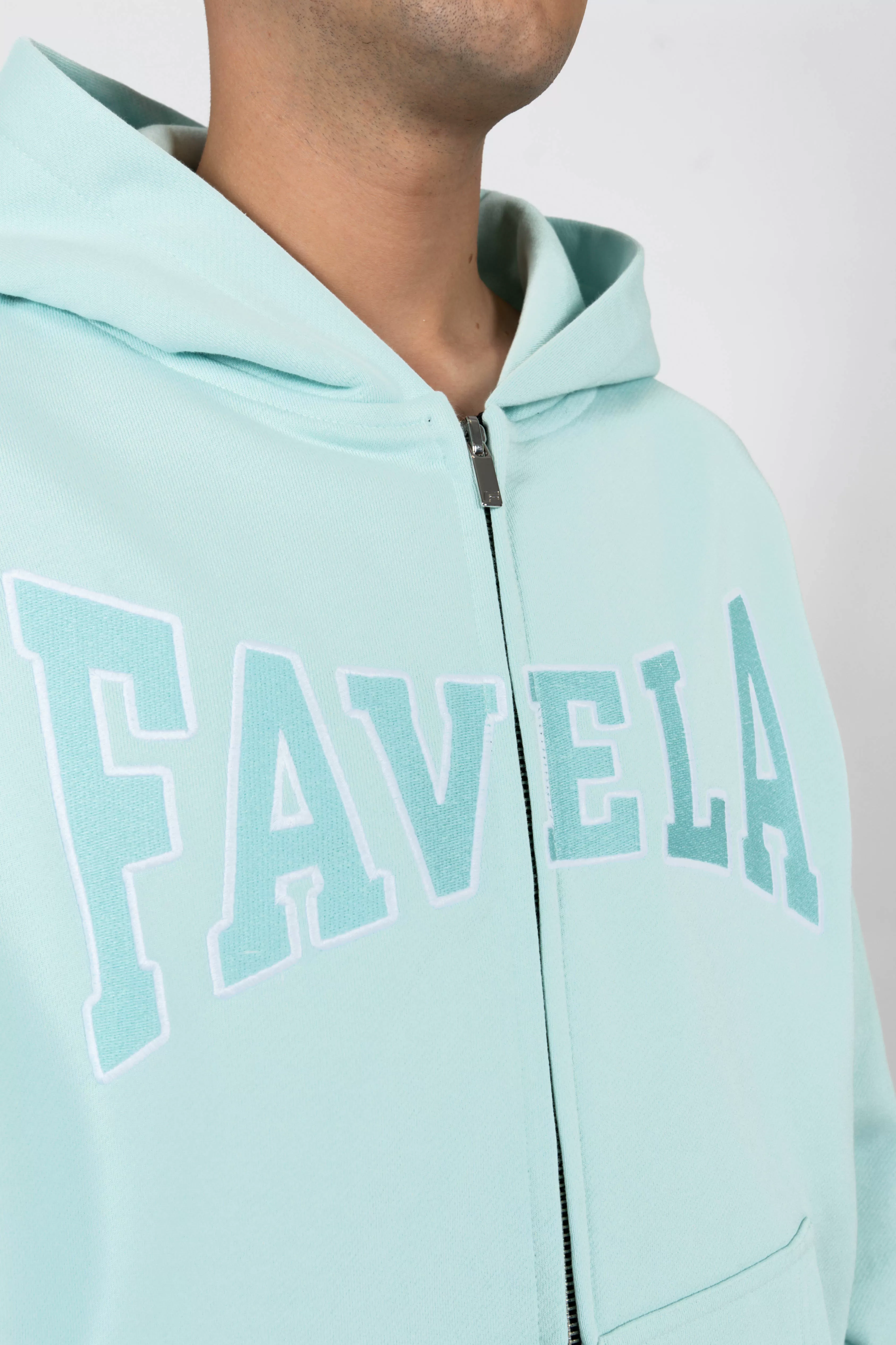 SCHOOL TURQUOISE FRONTZIP