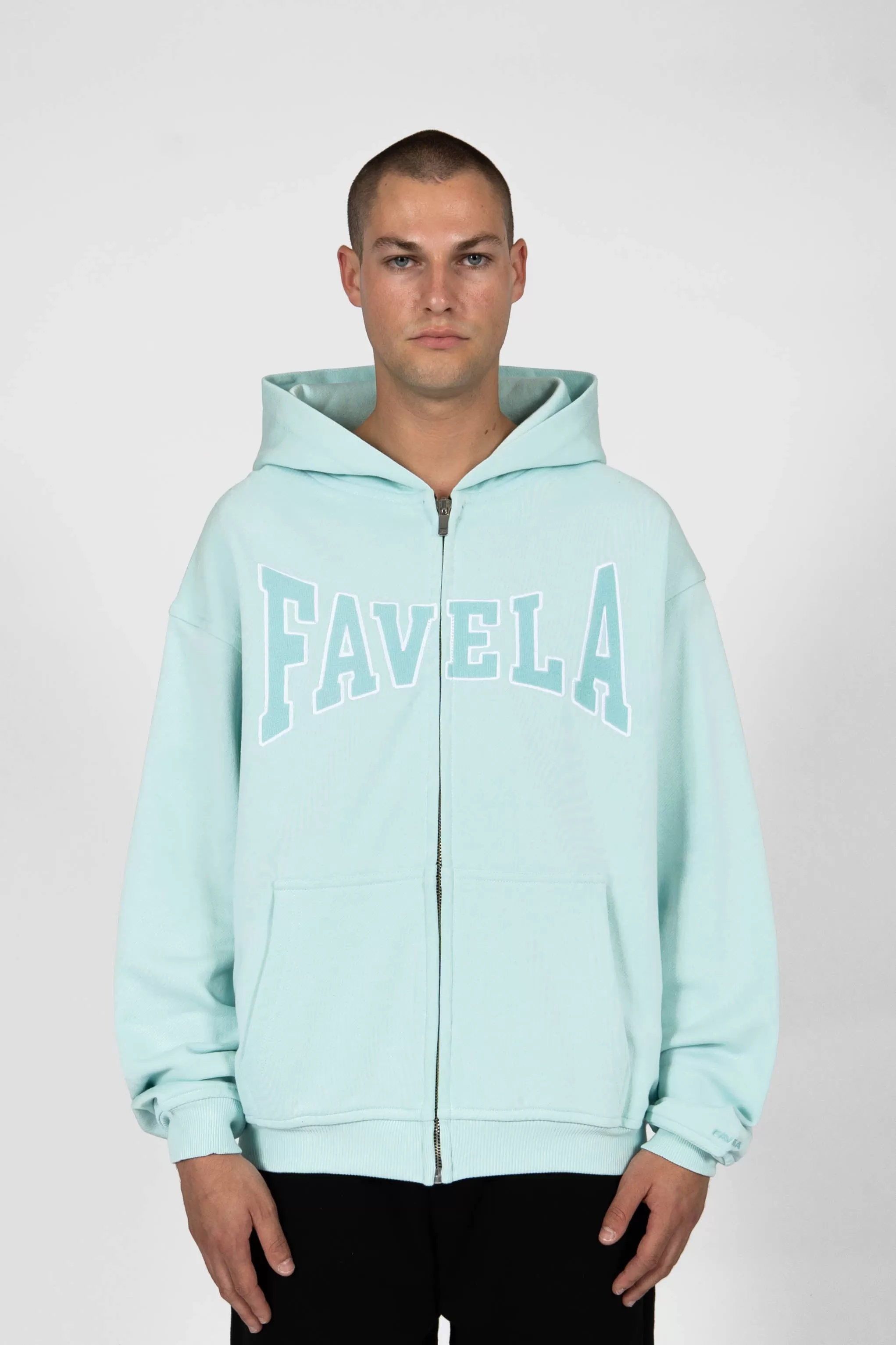 SCHOOL TURQUOISE FRONTZIP