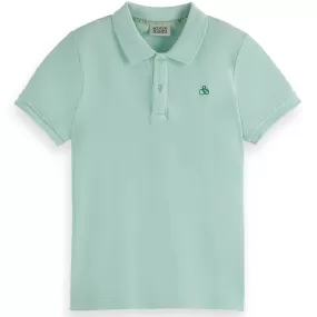 Scotch & Soda Boys Short Sleeve Pique Polo _Mint 170570