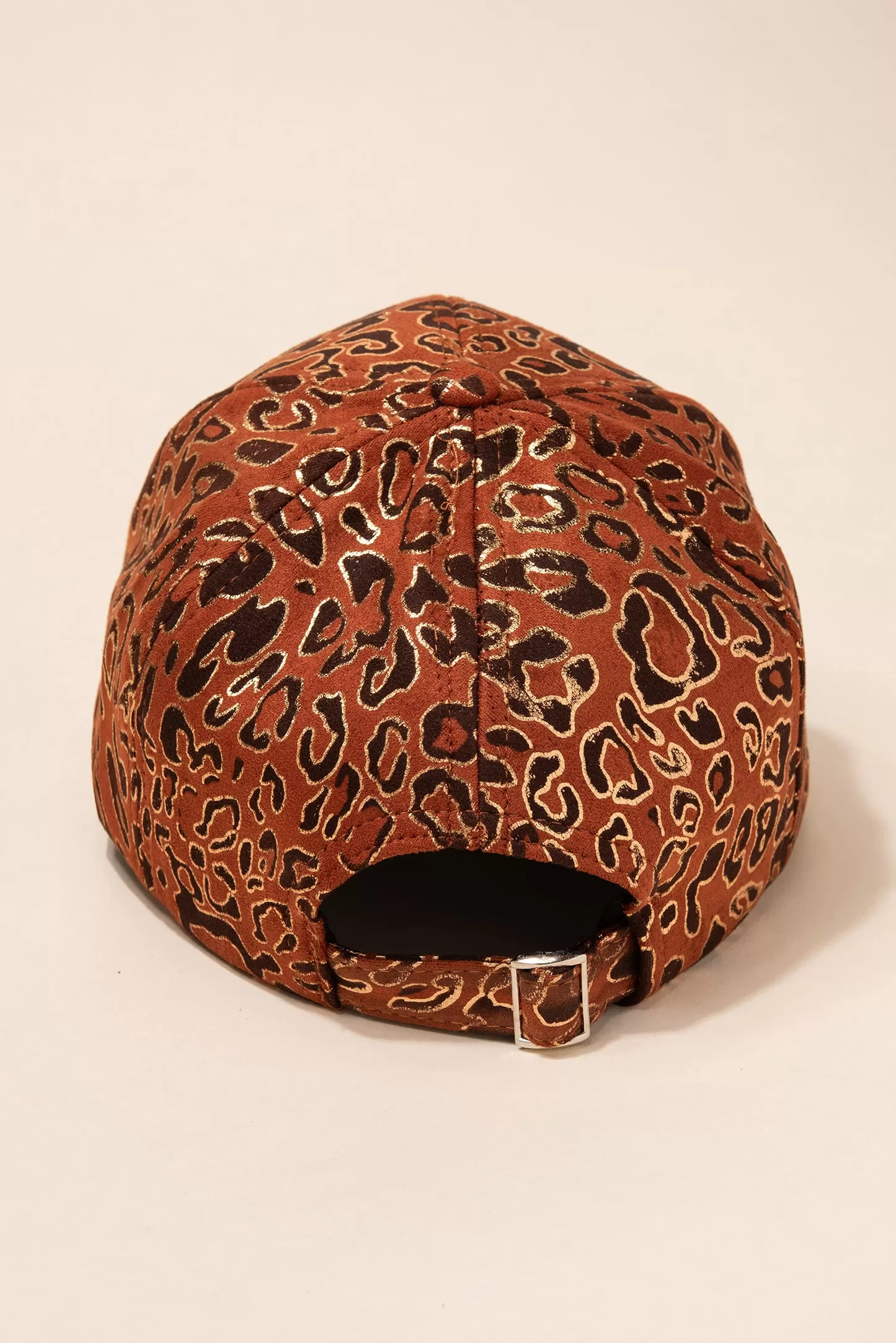 Soft Leopard Cap with Foil Detail