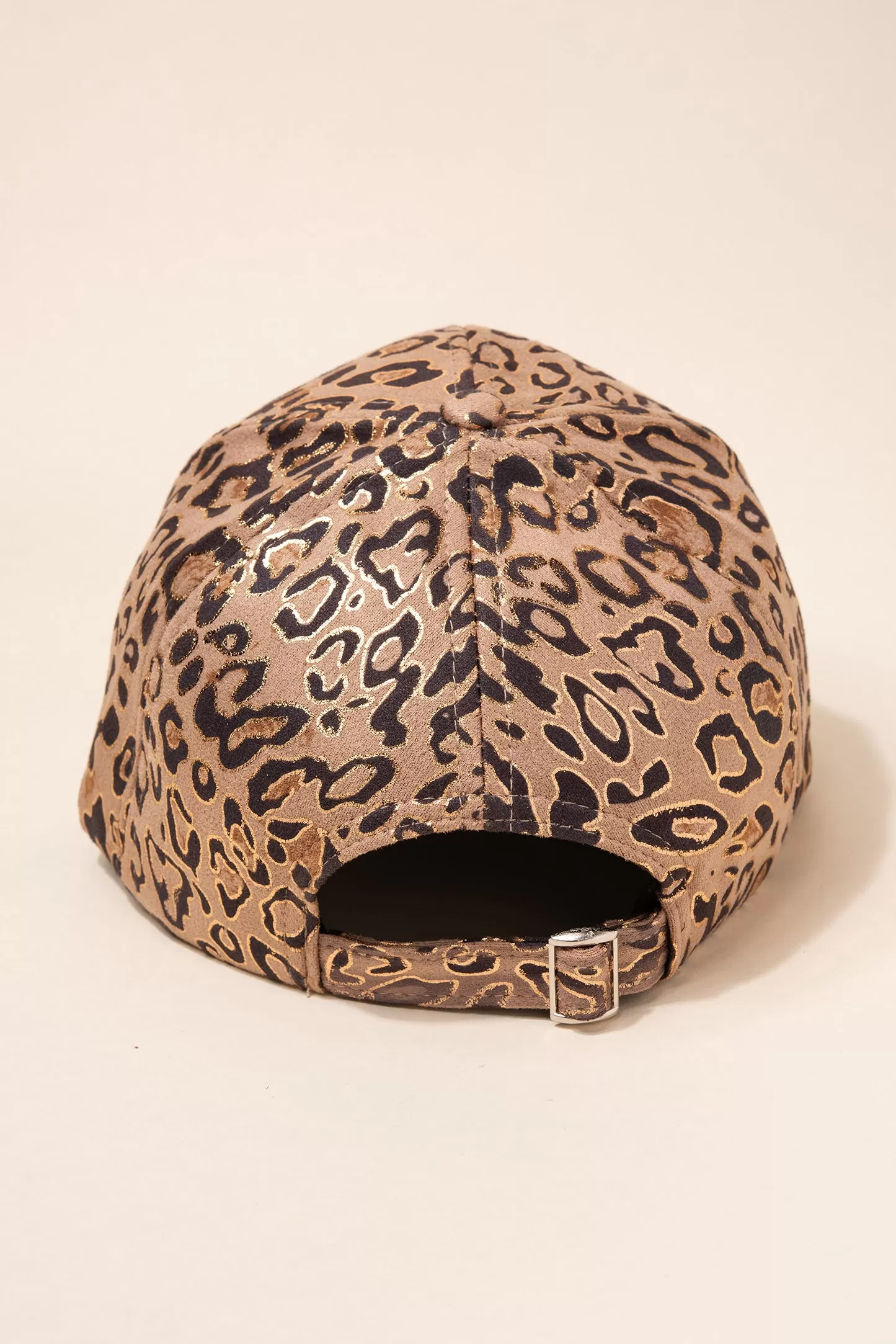 Soft Leopard Cap with Foil Detail