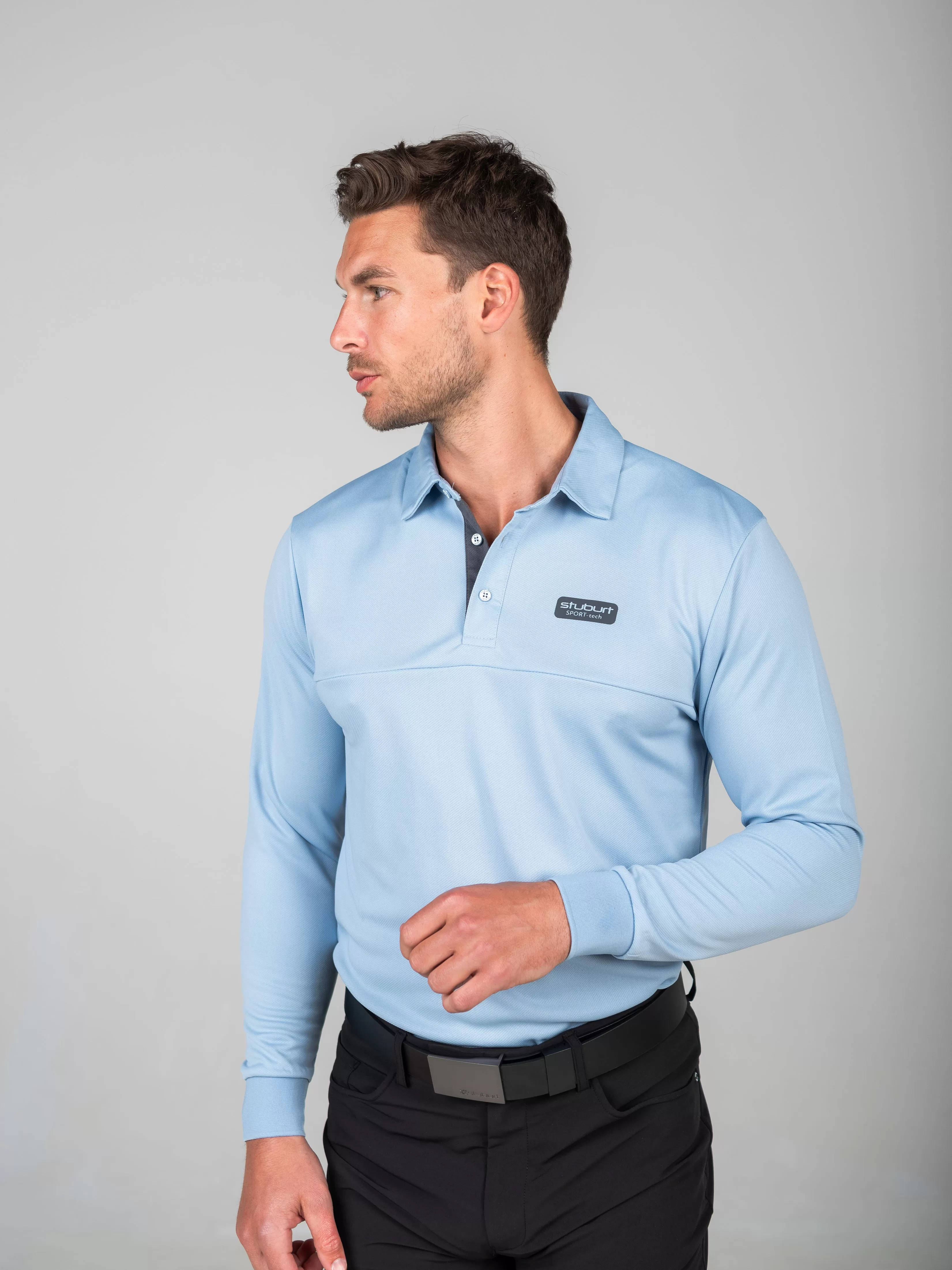 Sport-tech Long Sleeve Polo