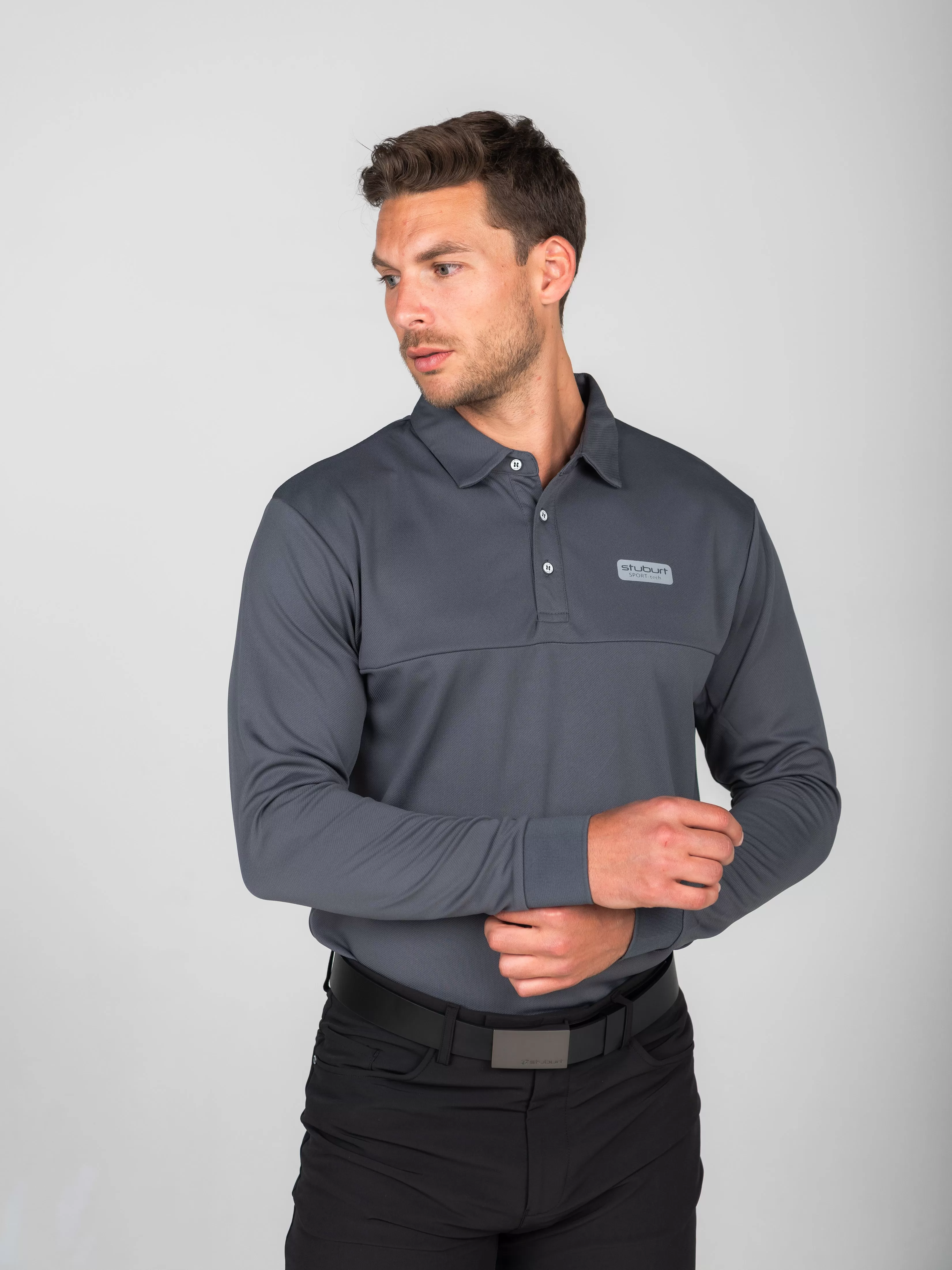 Sport-tech Long Sleeve Polo