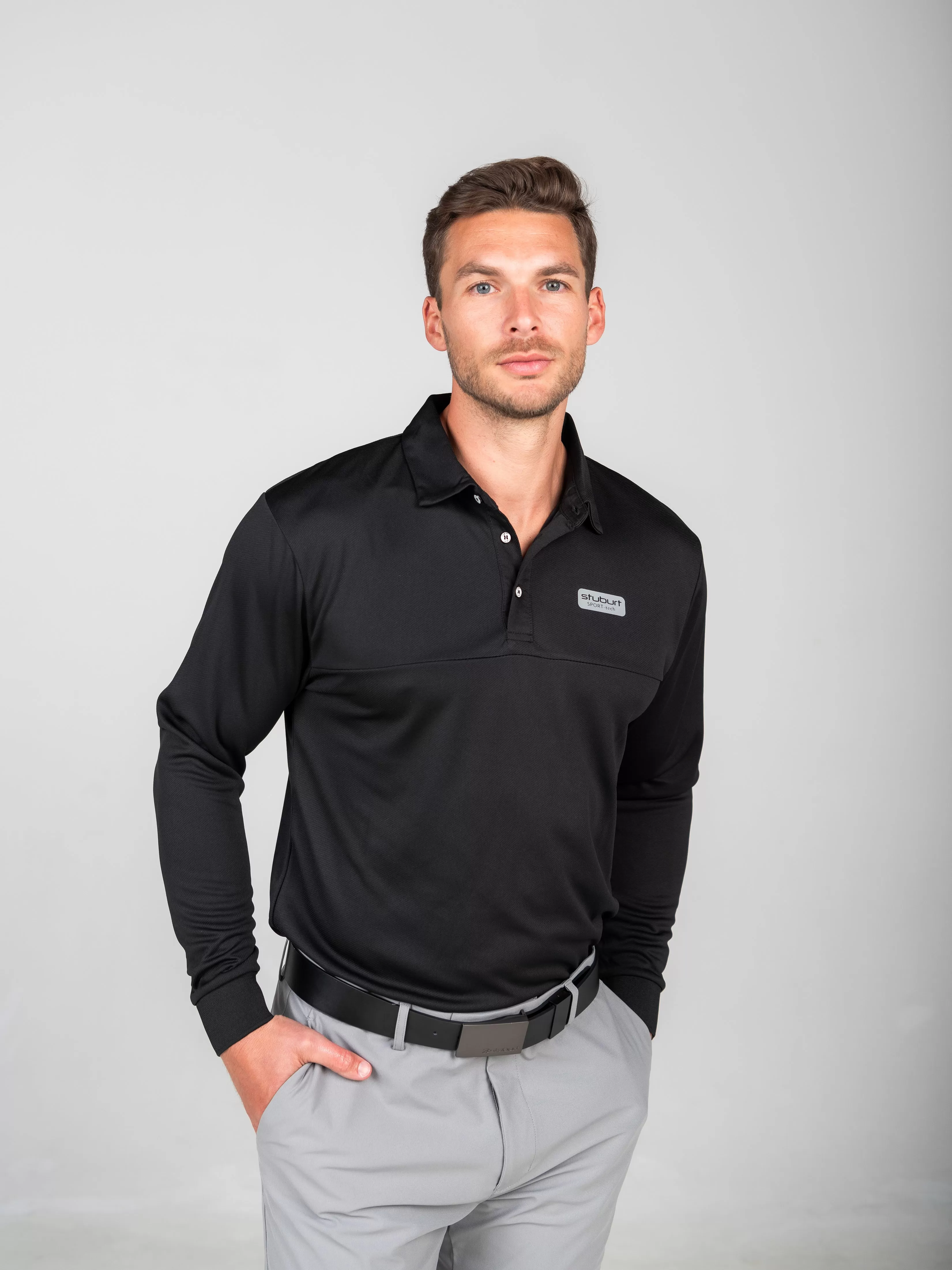 Sport-tech Long Sleeve Polo