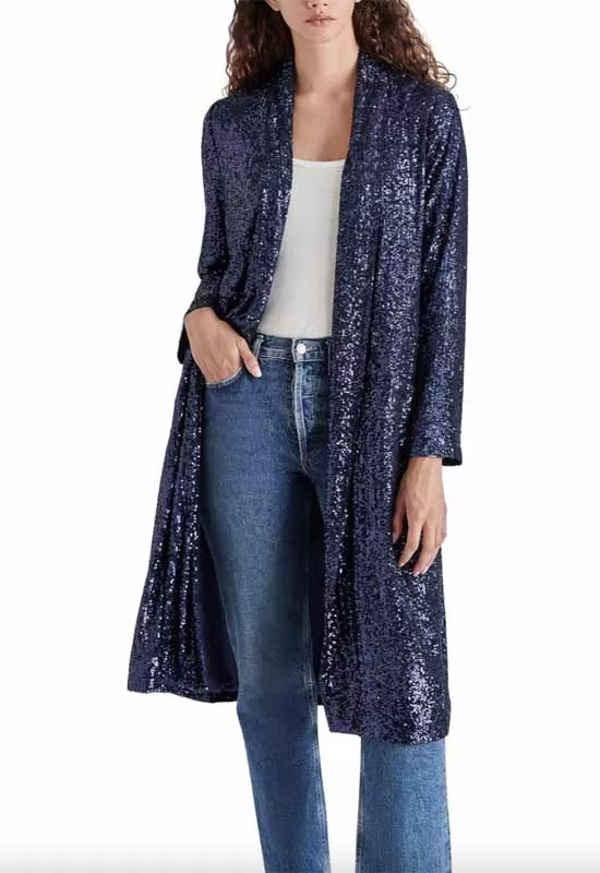 Steve Madden - Show Stopper Duster Midnight Blue