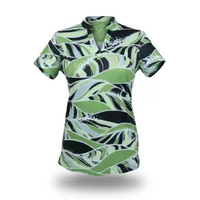 Swell Kelp Camo - OGA Women's Polo - Kelp Green