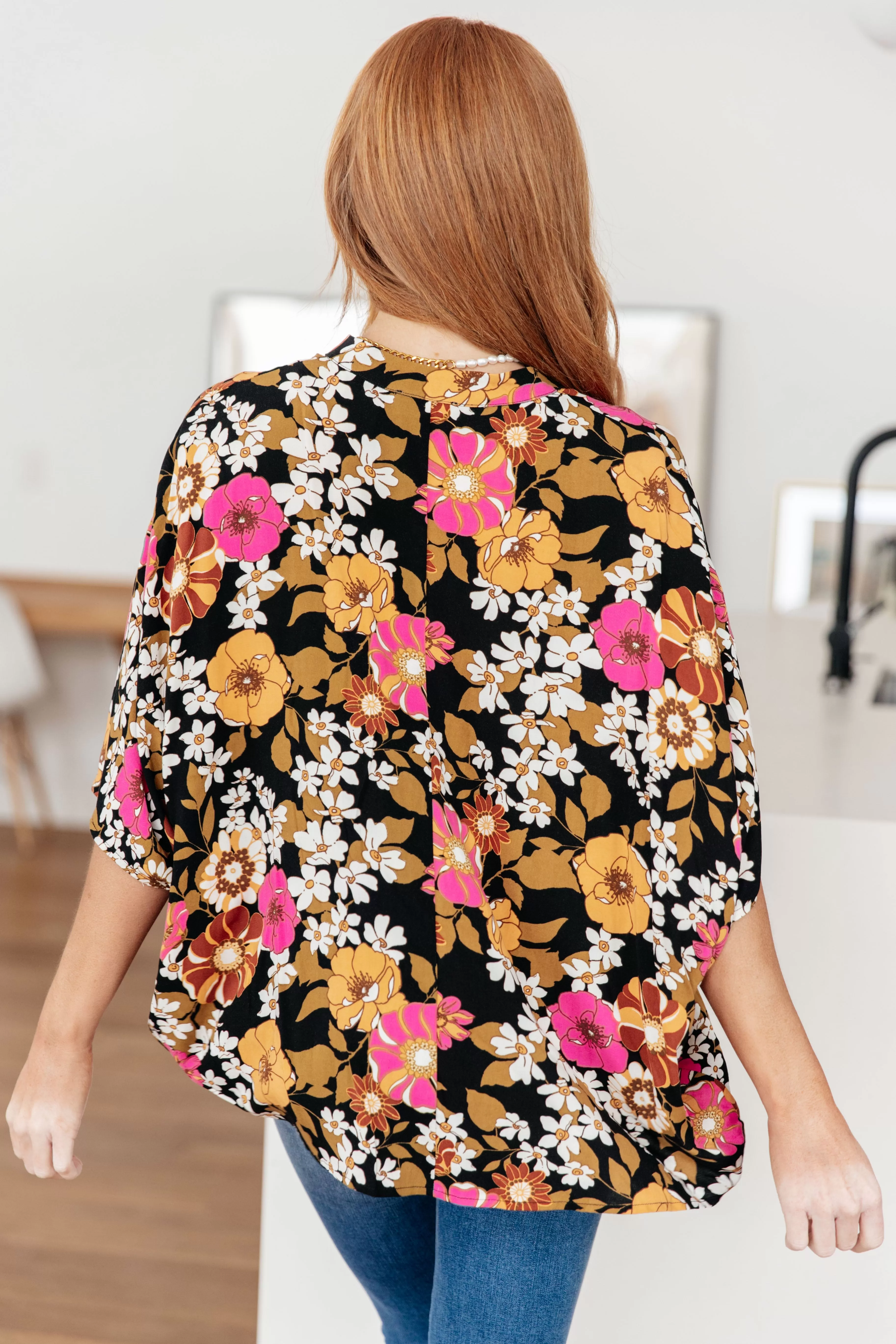 Take Another Chance Floral Print Top