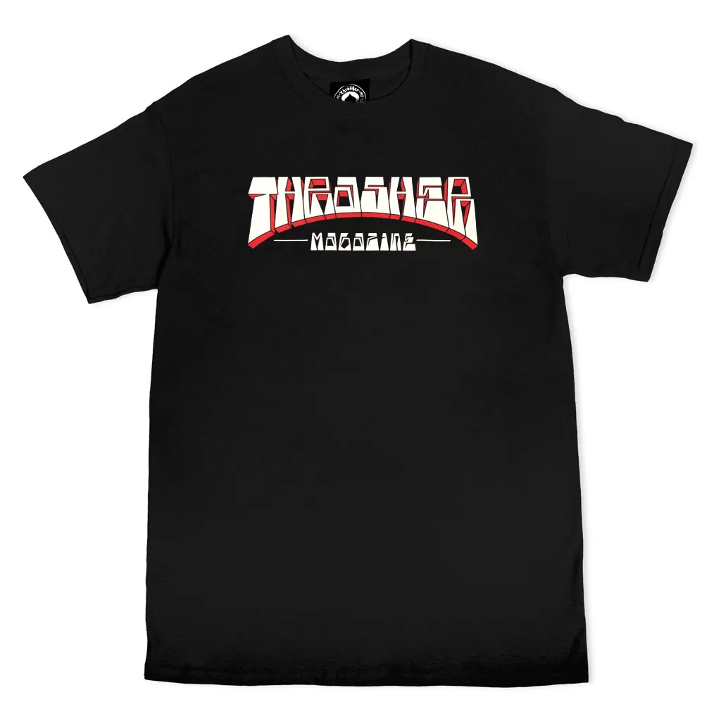 THRASHER T-SHIRT FIRME LOGO SS BLACK