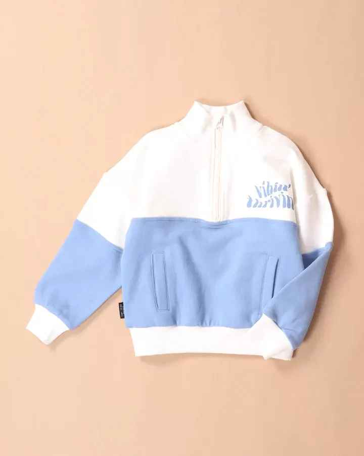 Tiny Tribe - Vibin Thrivin Half Zip Pullover