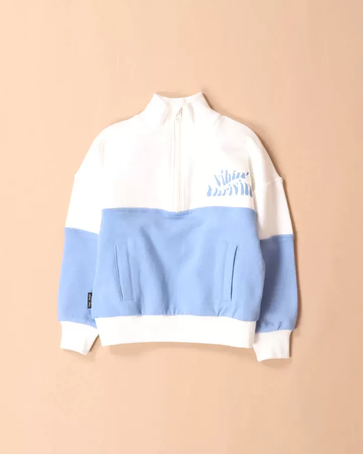 Tiny Tribe - Vibin Thrivin Half Zip Pullover