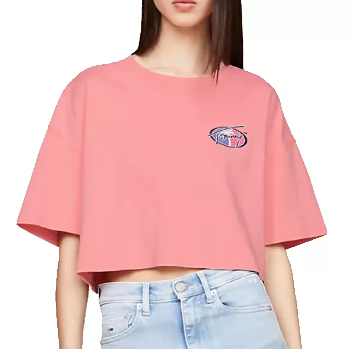 Tommy Jeans T-shirt Crop Donna