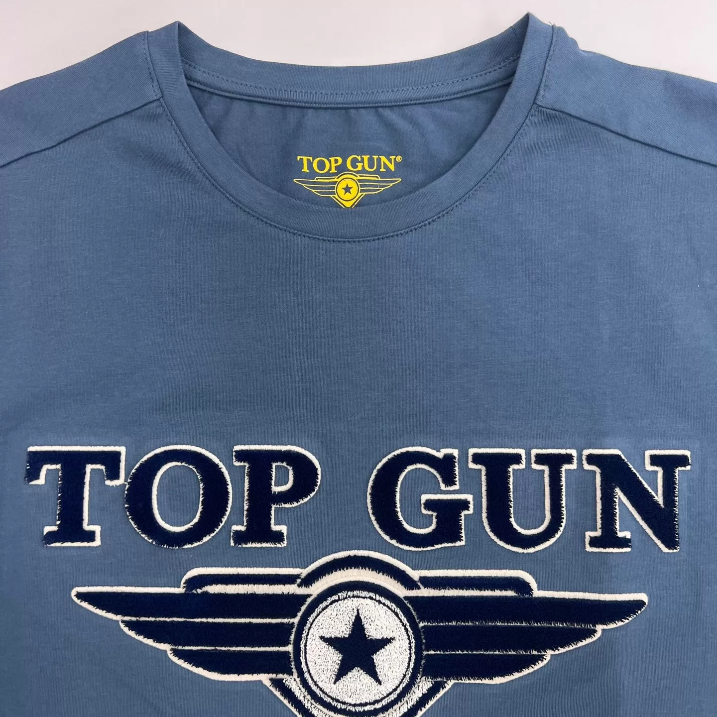 Top Gun Chenille Graphic Patch Print T-Shirt