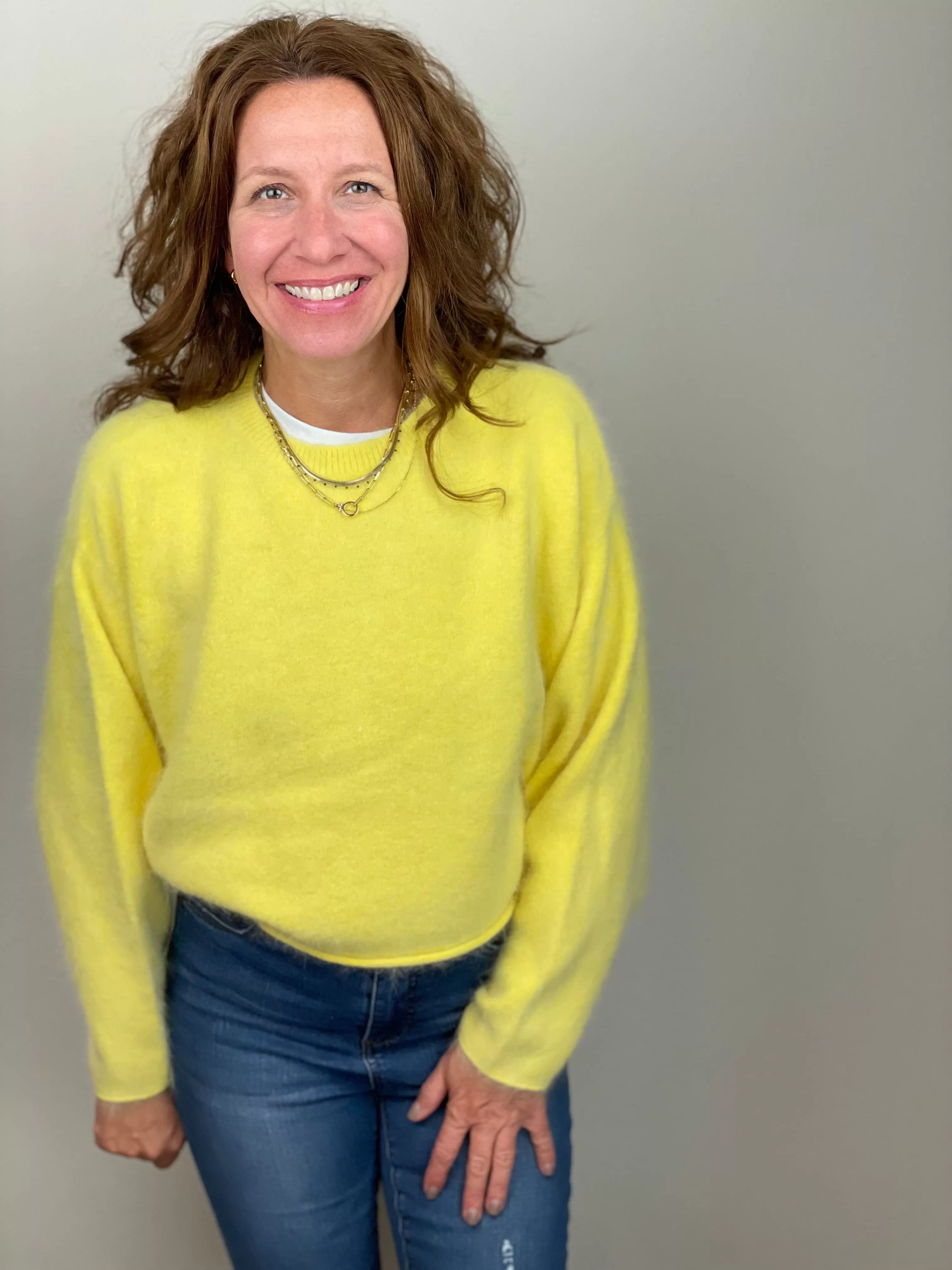 Udu Sweater in Lemon Custard