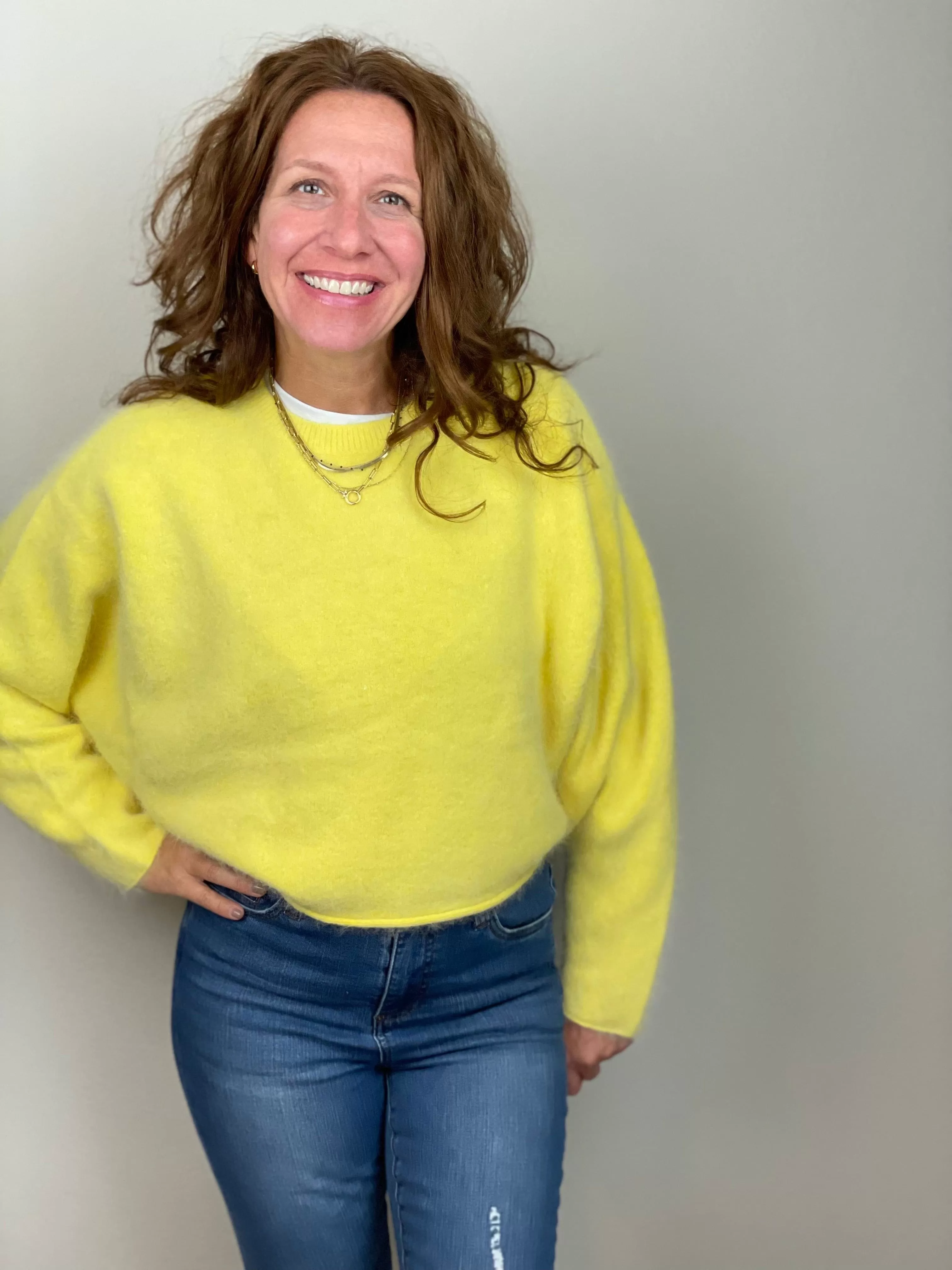 Udu Sweater in Lemon Custard