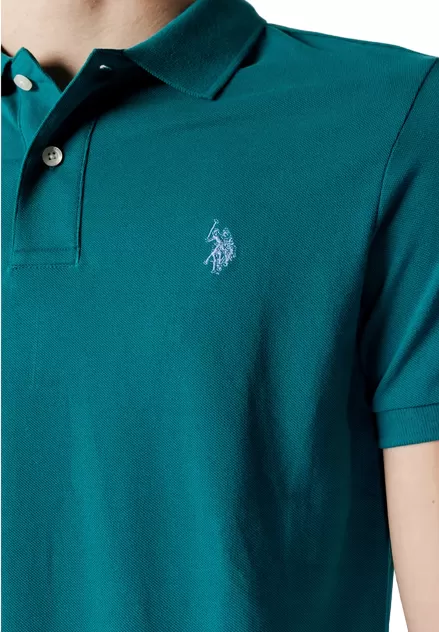 US Polo Assn. King men's short sleeve polo shirt 41029 65079 234 oil