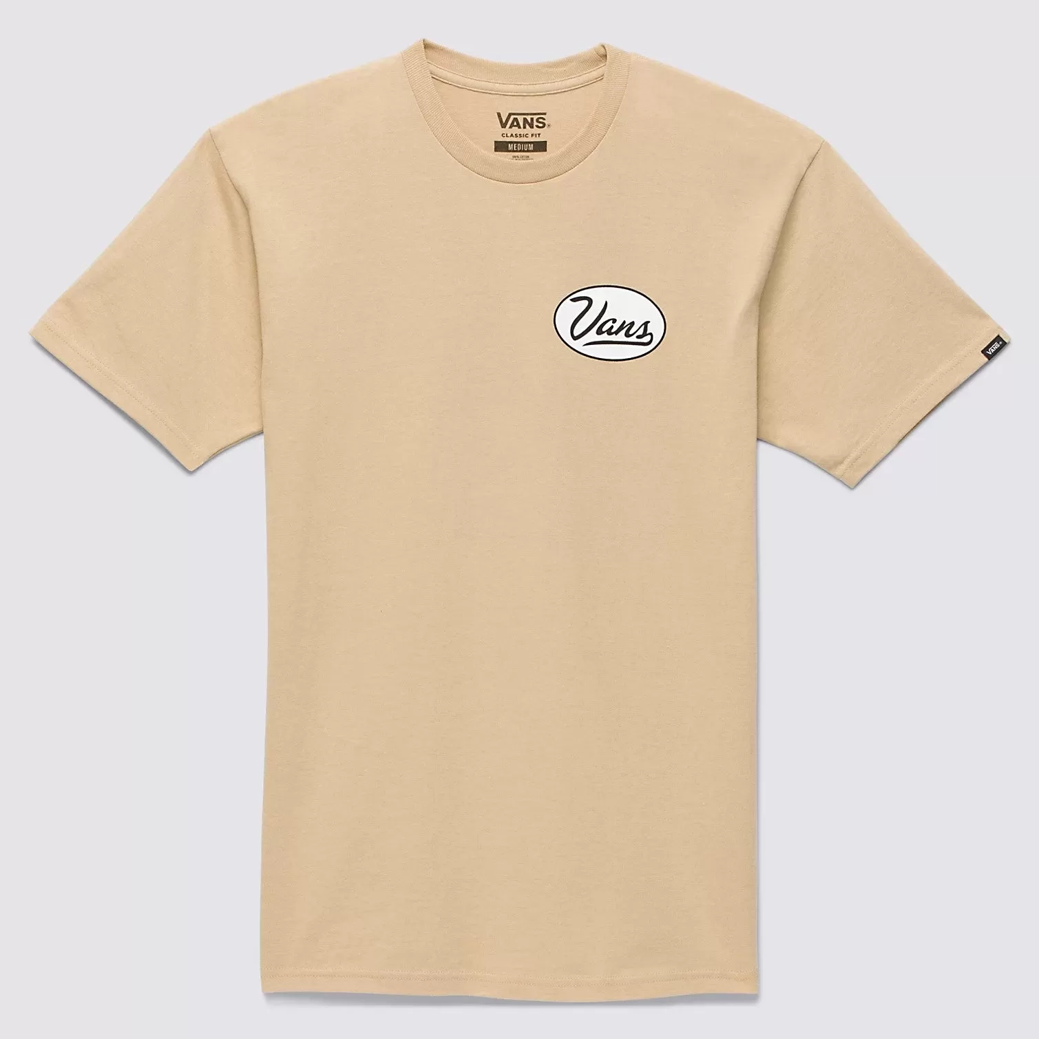 VANS Gas Station Logo T-Shirt - Khaki