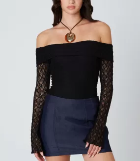 Wynn Off Shoulder Lace Top