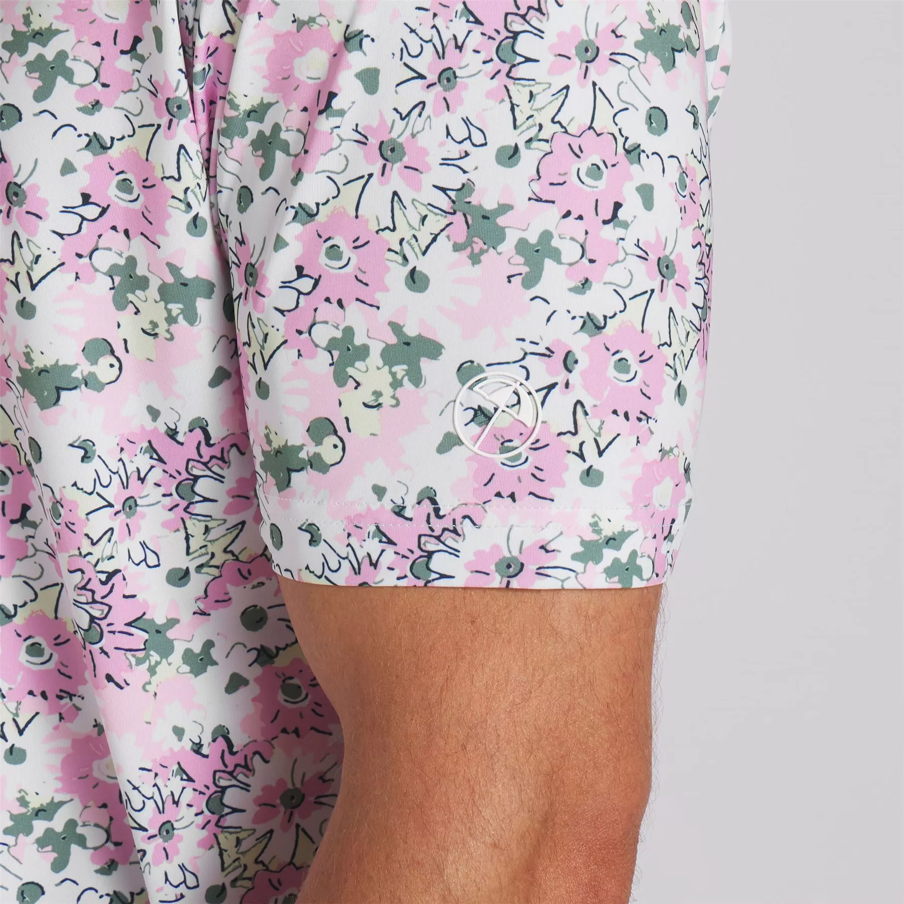 x AP Floral Polo White/Pink - SS24